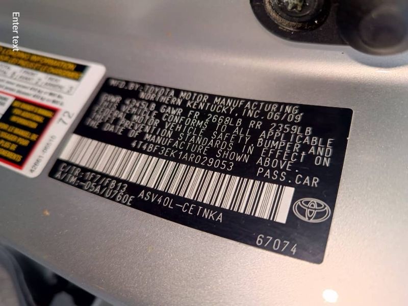 Thumbnail 8 of 2010 Toyota Camry XLE